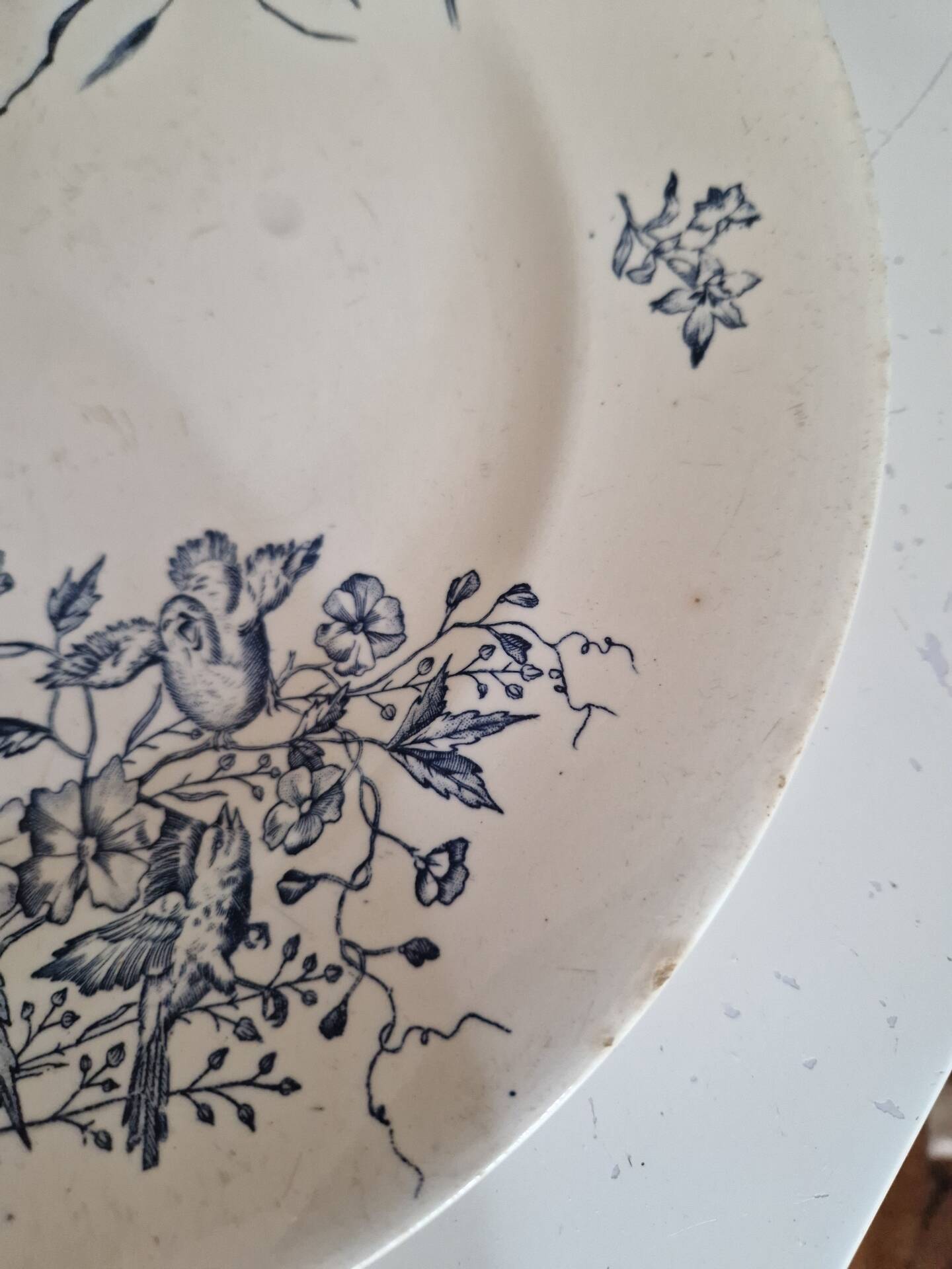 Lot De 3 Plat Terre De Fer