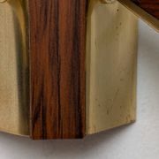 Brass wall light