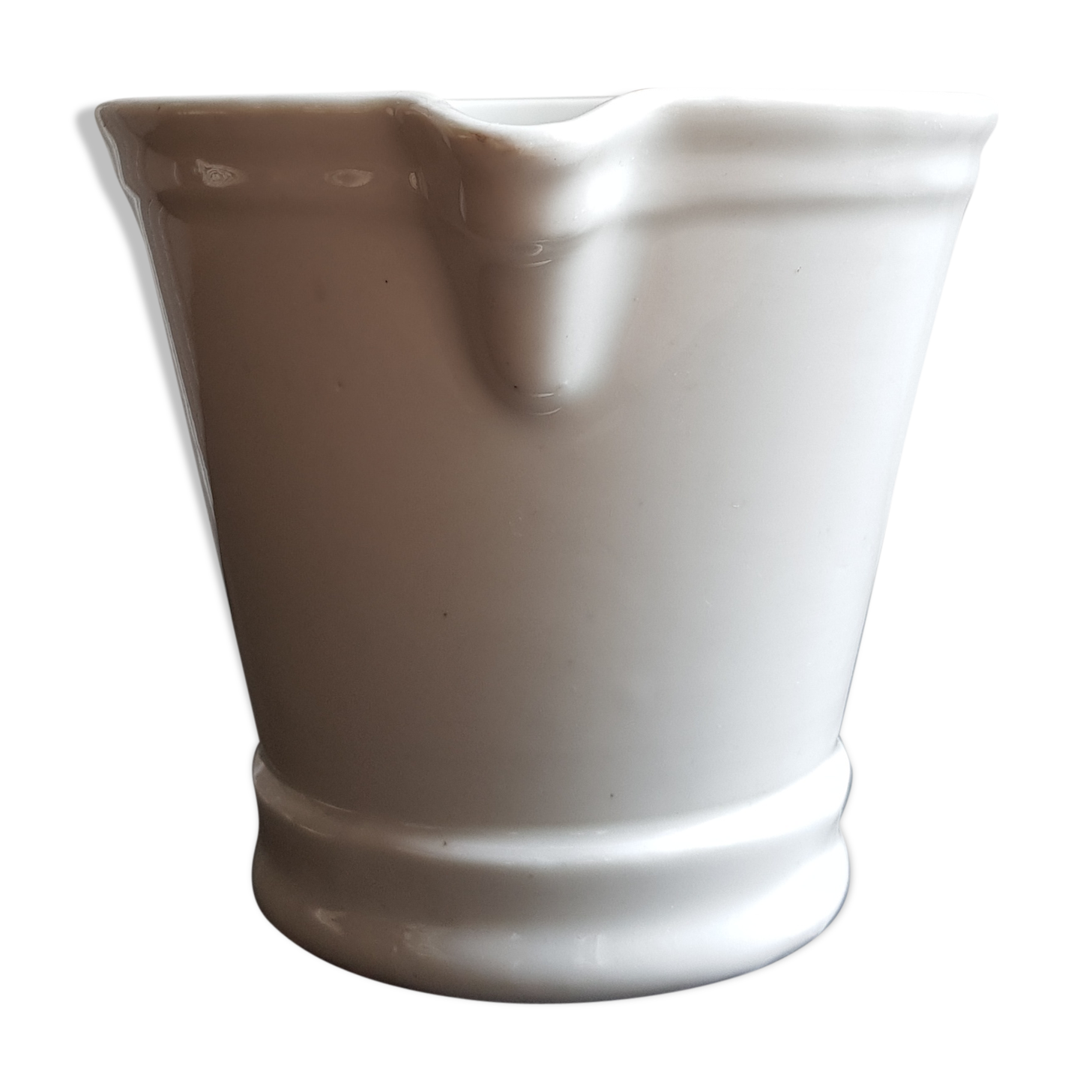 GDV white porcelain mortar