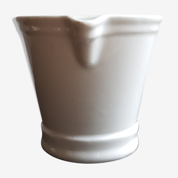 GDV white porcelain mortar