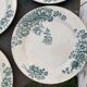 6 Flat plates iron earth by Bertrand Bordeaux / model Anémones