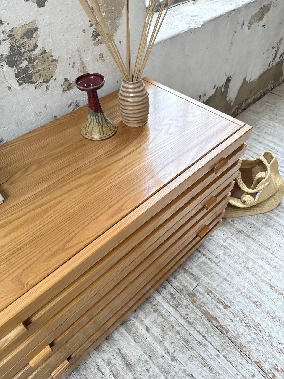 Solid oak chest of drawers Regain XL