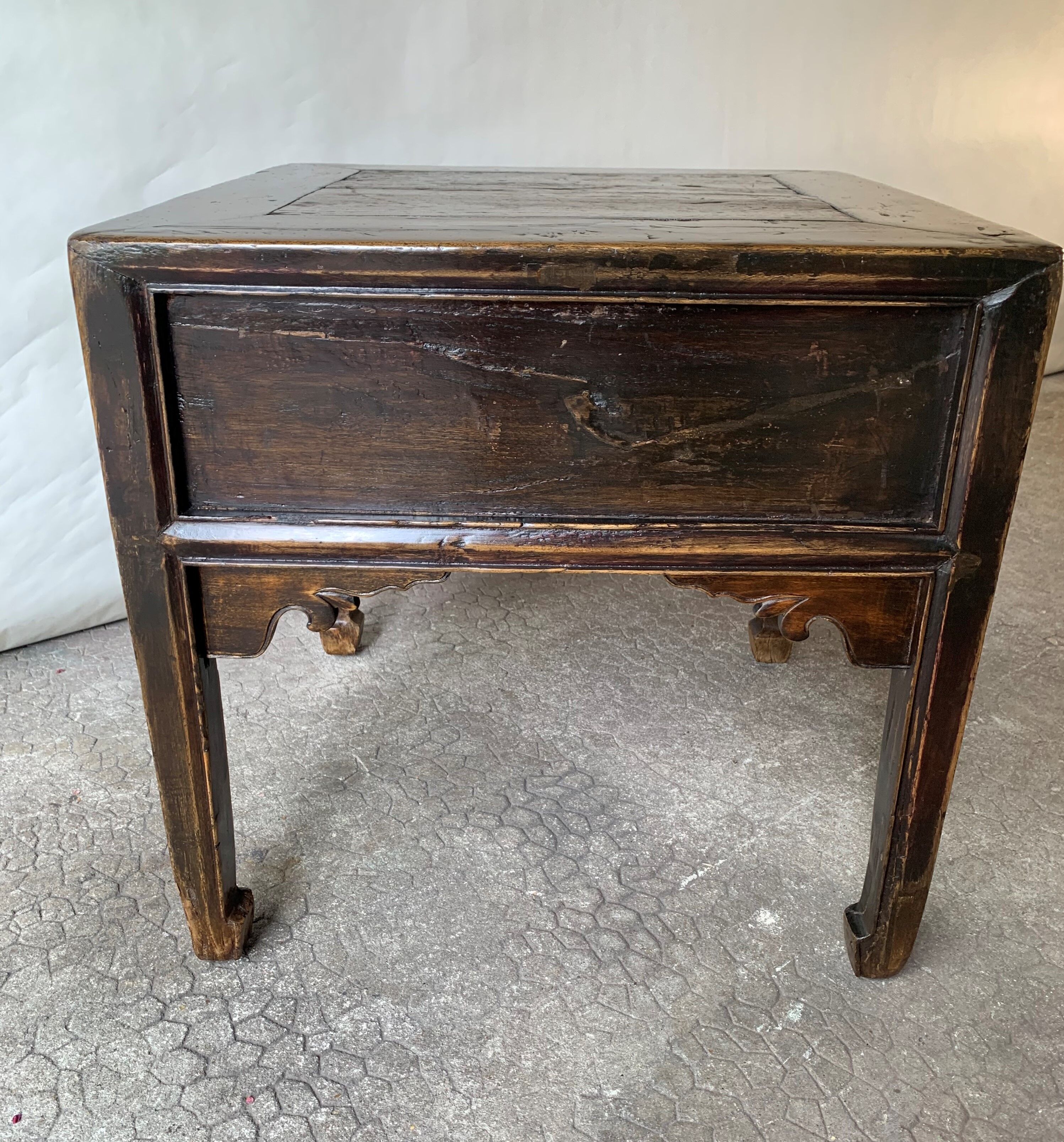 Pair of Chinese bedside tables