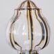 Murano glass lamp, tulip-shaped