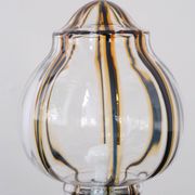 Murano glass lamp, tulip-shaped