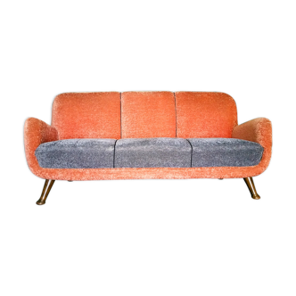 Bi-color 50-60 years in its own juice club sofa style Royère