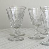 6 glass stemware glasses