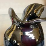 Iridescent modernist vase by Thomas Buxo