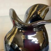 Iridescent modernist vase by Thomas Buxo