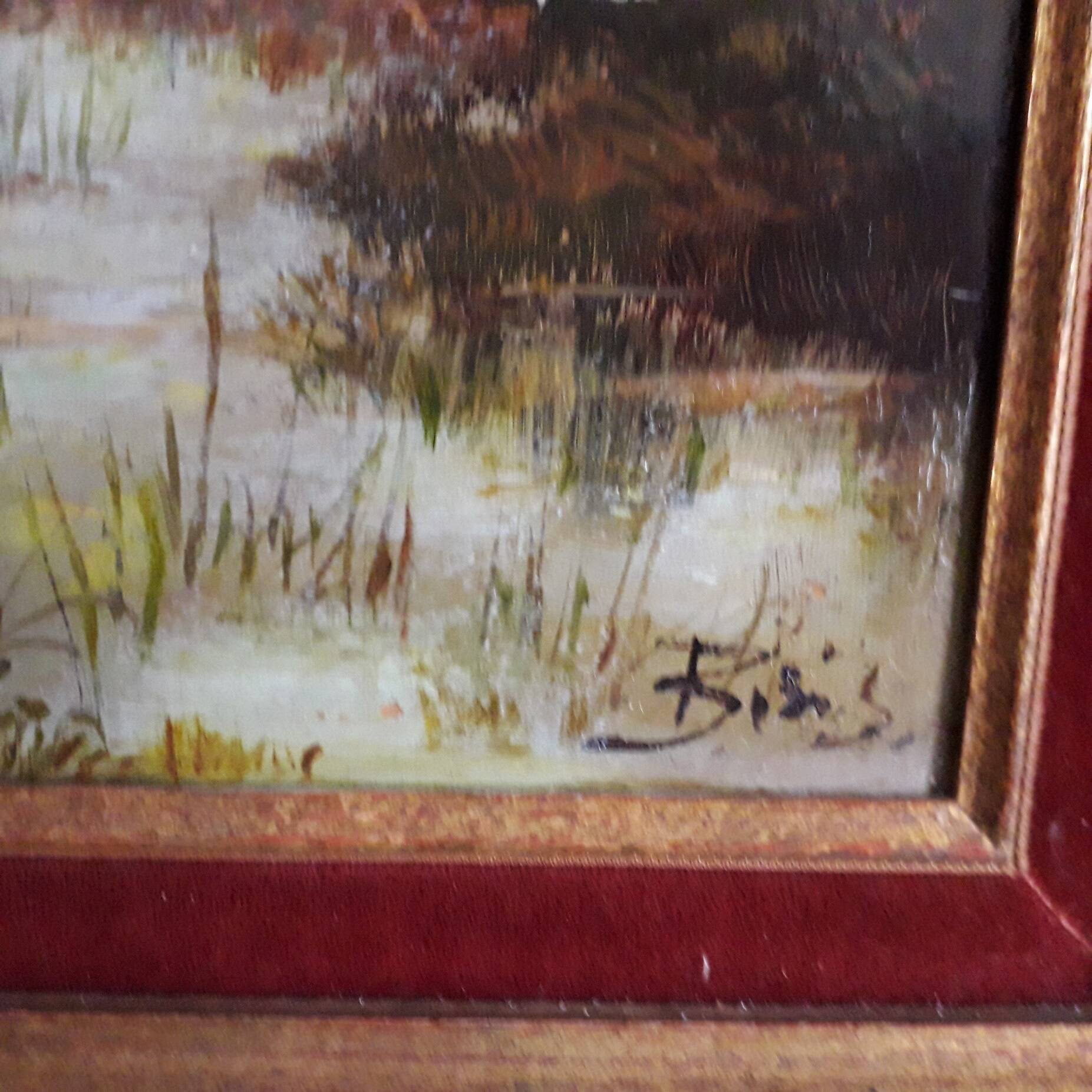 2 landscape paintings