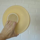 Semi flush mount Art Deco sconce 1940s antique lighting redesigned lamp