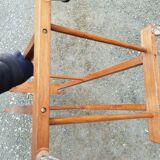 Double wooden night valet