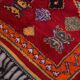 Red Vintage Moroccan Runner Rug 137 x 363 cm - Berber Wool Rug Hallway