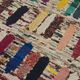 Tapis boho recyclé turc fait main 178 cm x 257 cm