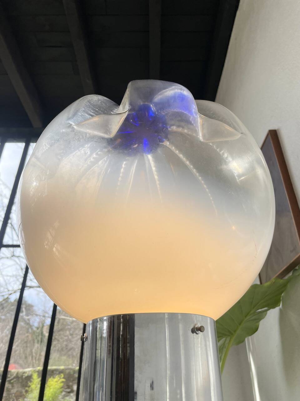 Mazzega floor lamp 1970 Murano glass