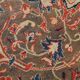 Large Antique Persian Carpet 300x397 cm, Medallion and Floral Patterns
