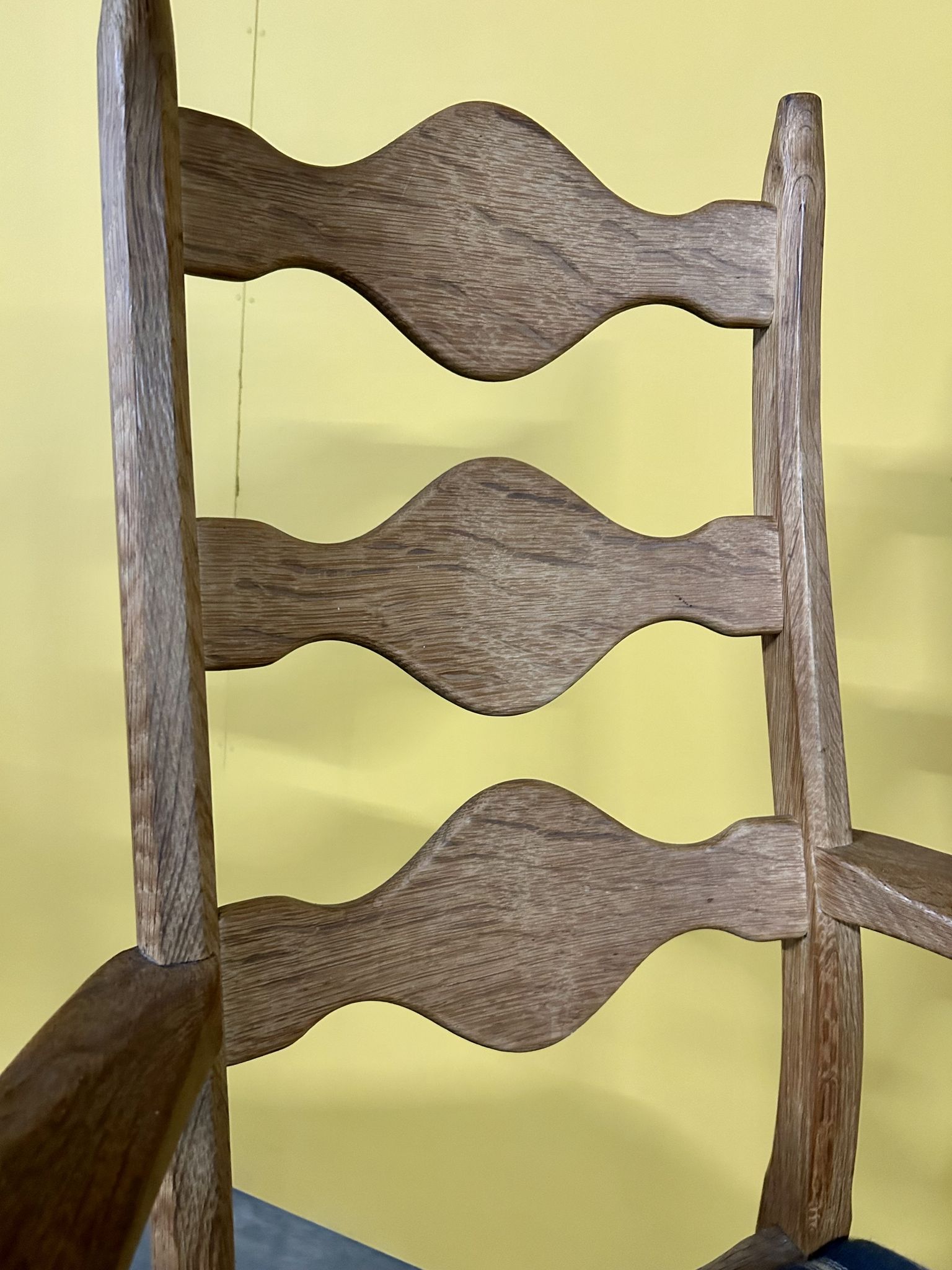 Danish vintage oak armchair 1960s