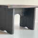 Vintage patinated grey stool