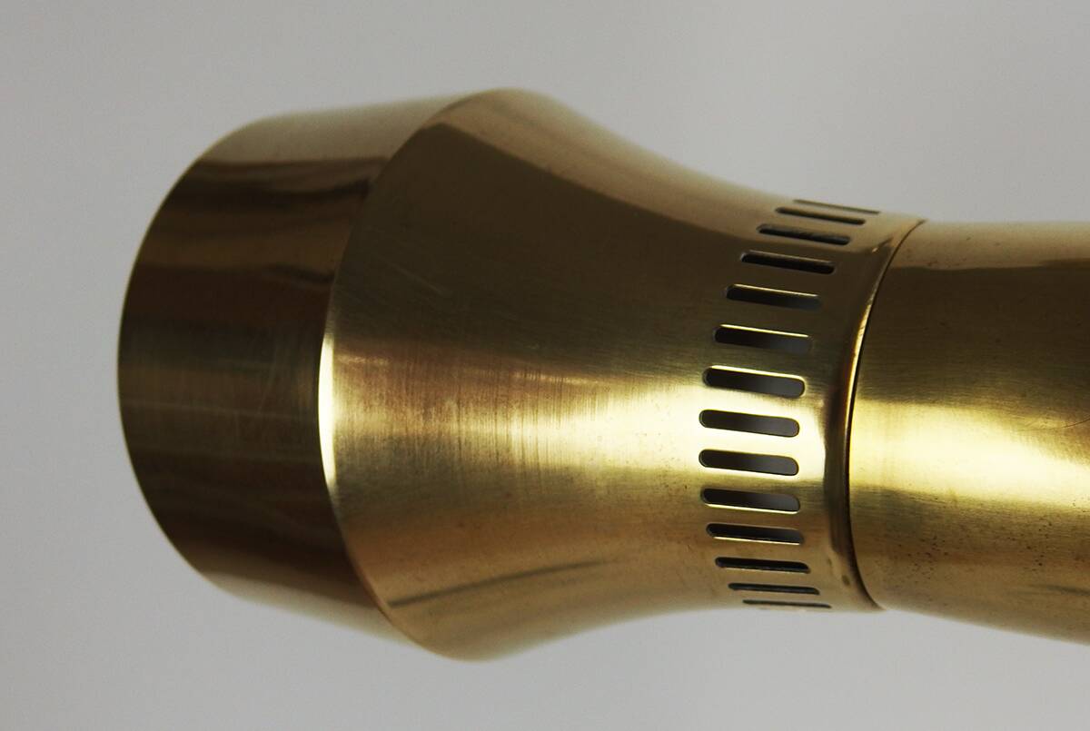 Brass floor lamp from the 1960s