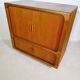 HiFi Highboard with Sliding Doors Sideboard Teak by Dyrlund, 1960s