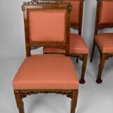 Set of 4 Japanese chairs by Gabriel Viardot, circa 1880