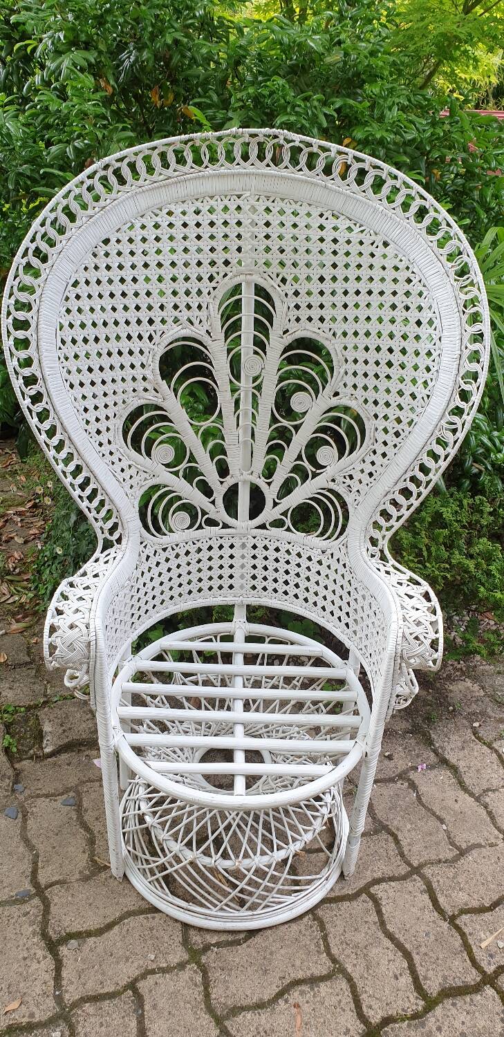 Emmanuelle rattan armchair