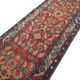 Indian runner rug, long handwoven  mahal carpet  95x447cm