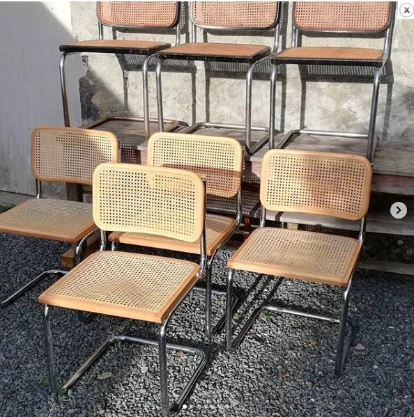 B32 chairs by Marcel Breuer