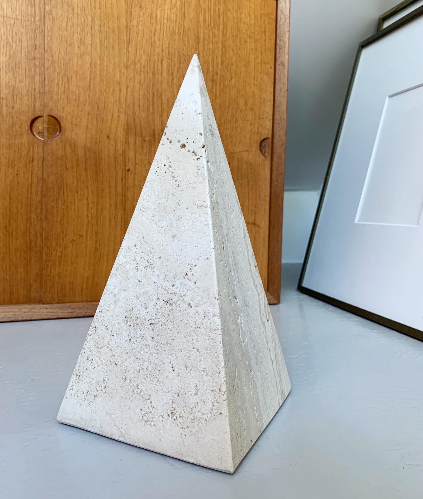 Travertine pyramid, 60s