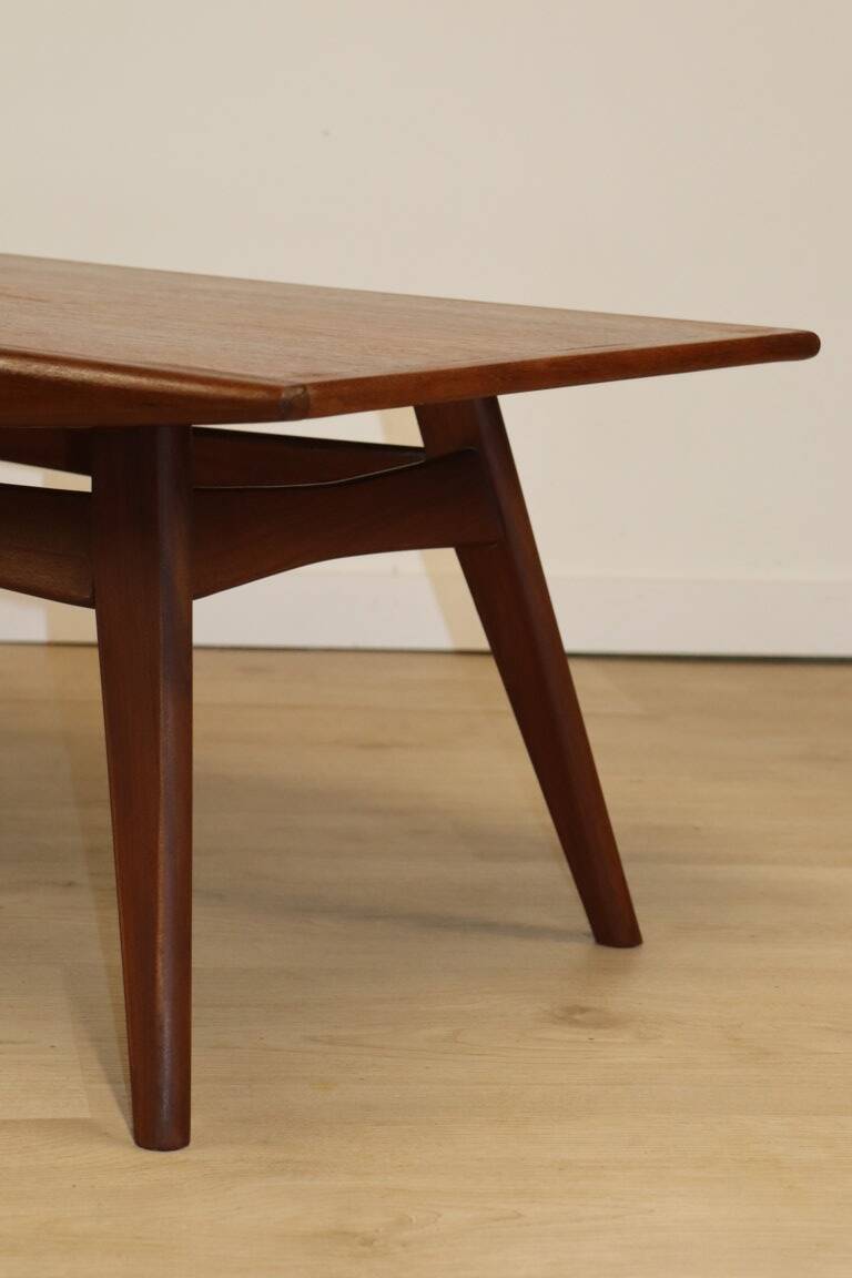 Scandinavian teak coffee table, 1960