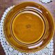 6 Gien earthenware asparagus plates – honey-brown glaze
