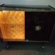 Meuble bar vintage 1950 sur roulettes