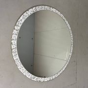 Berthold müller oerlinghausen large round mosaic mirror