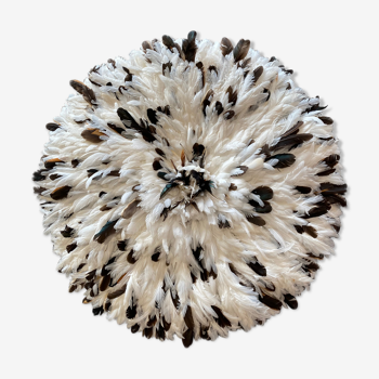 Juju hat en plumes fait main 80 cm