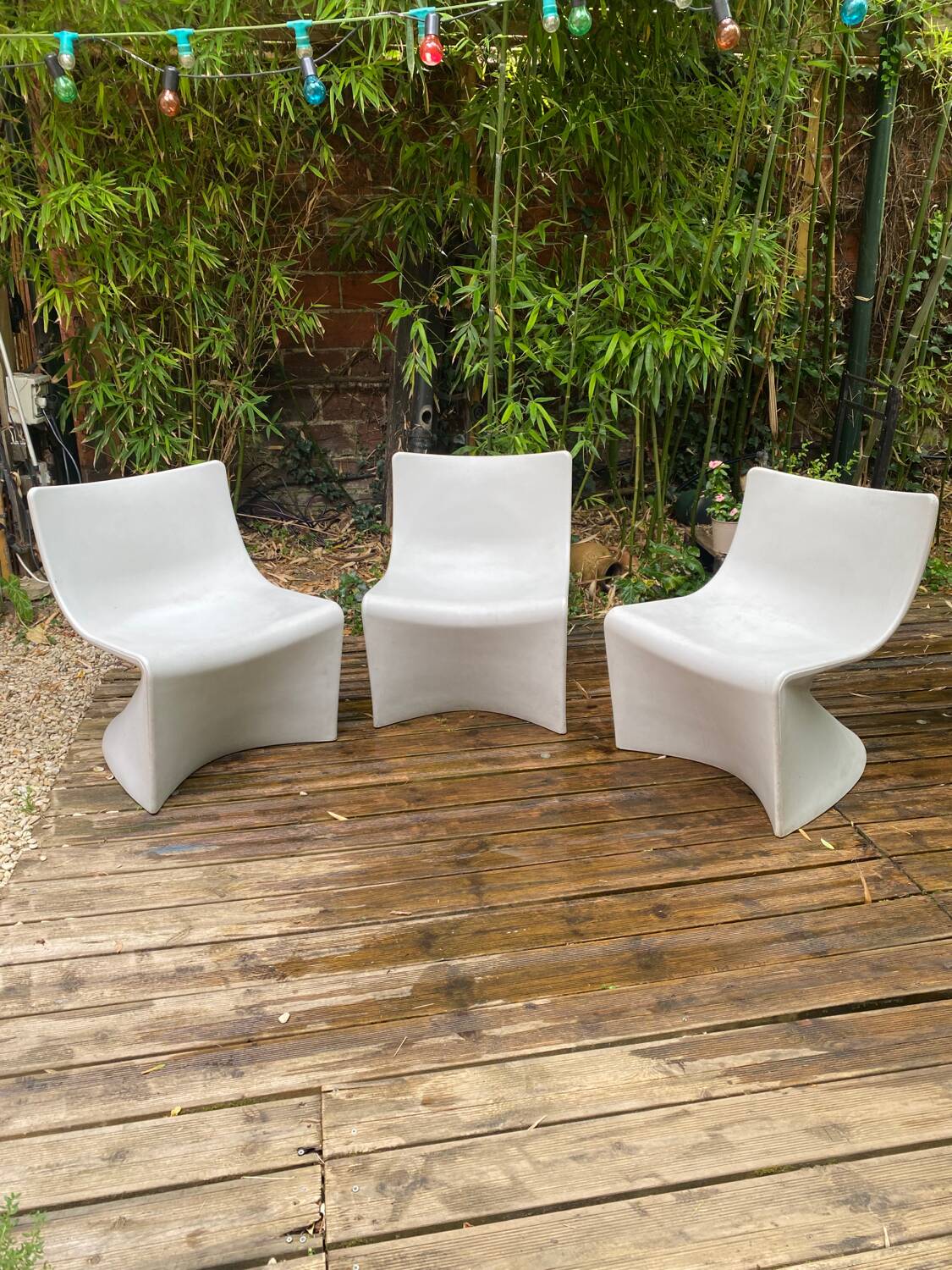 3 Space armchairs by Pinaffo and Scagnellato