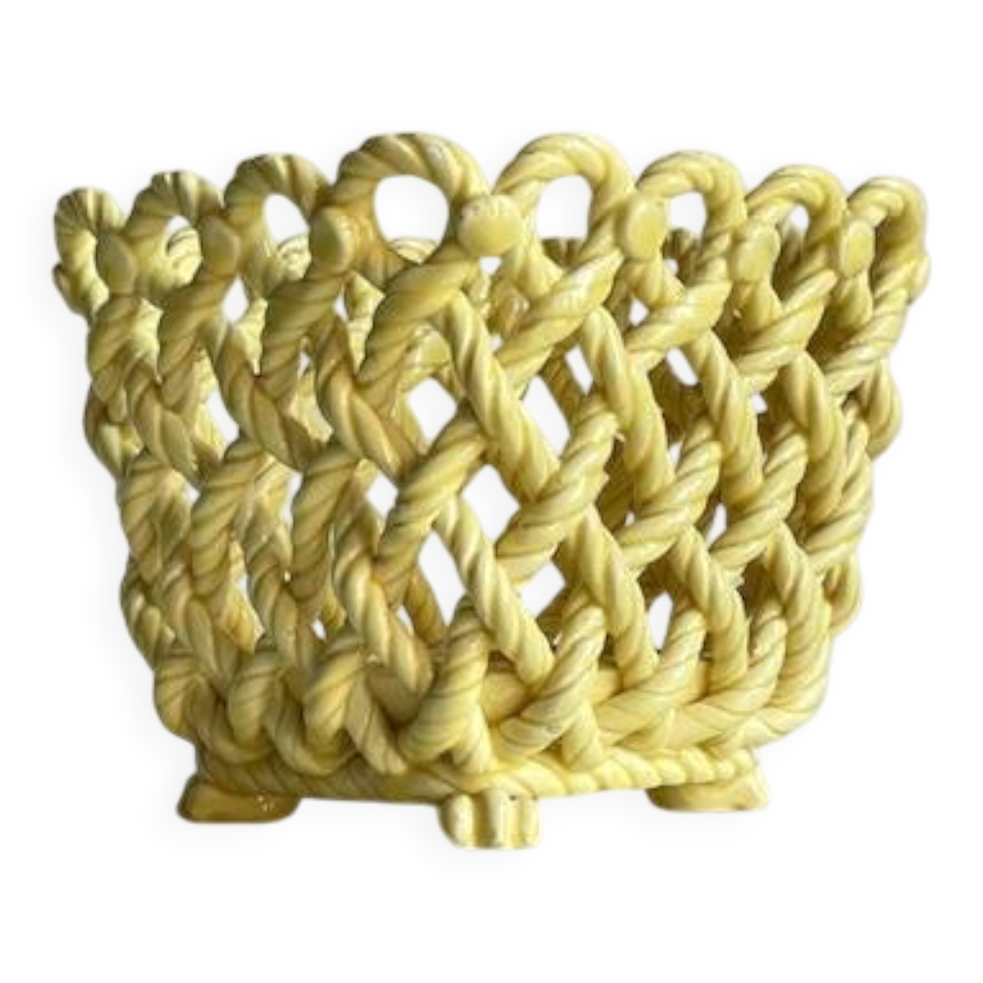 Vintage Braided Cache-Pot