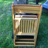 Series of 3 folding chairs