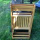 Series of 3 folding chairs