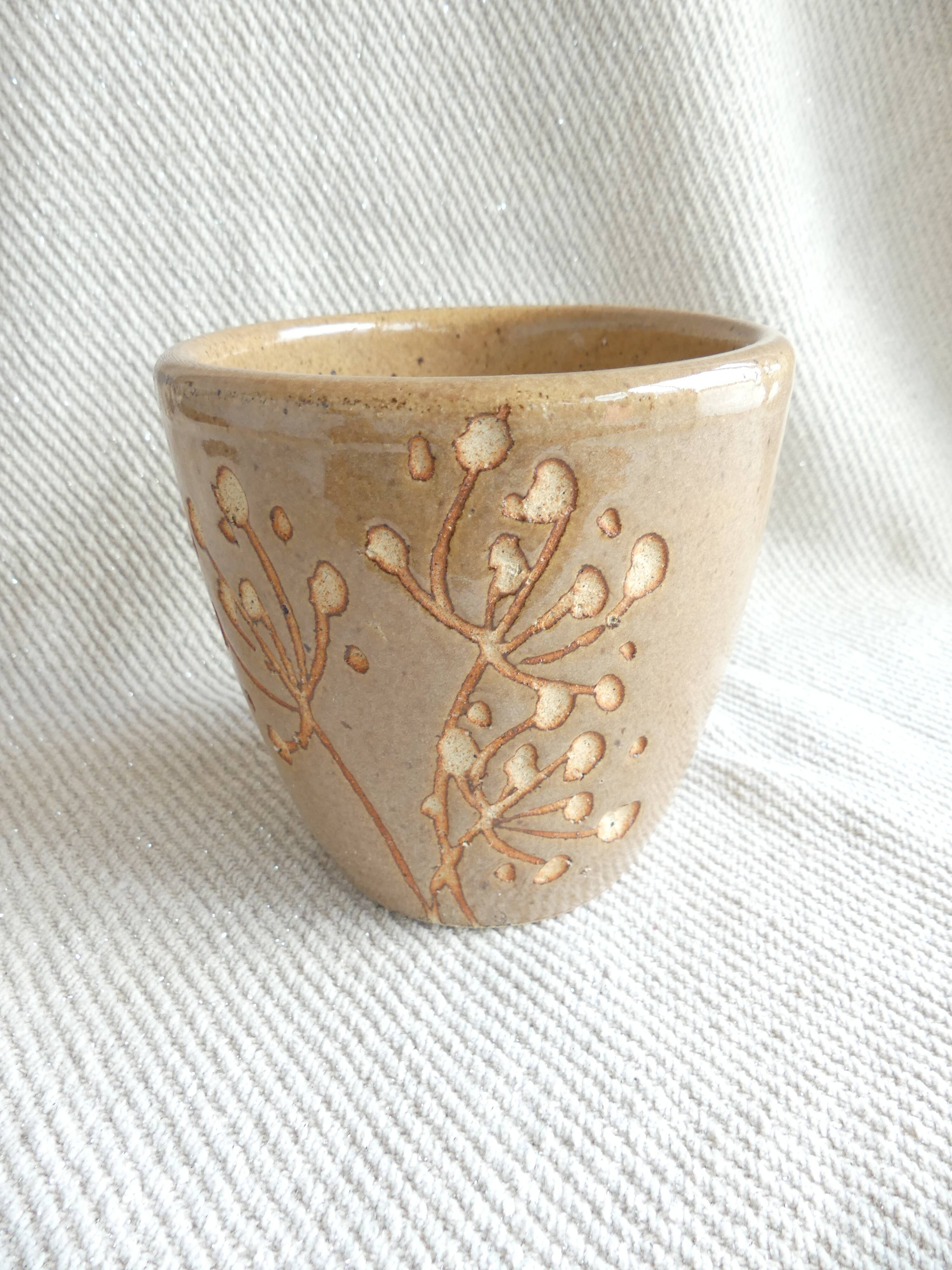 Earthen flowerpot