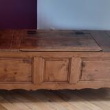 Paire de banc-coffre ou marche bancs début XIXème