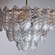 Lustre "Leaves" by Mazzega glass from Murano, Italy, 1970