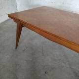 Vintage compass foot dining table