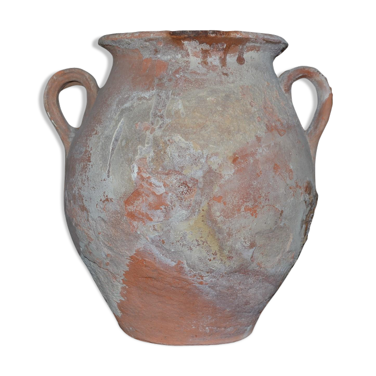 Terracotta salt pot