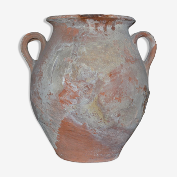Terracotta salt pot