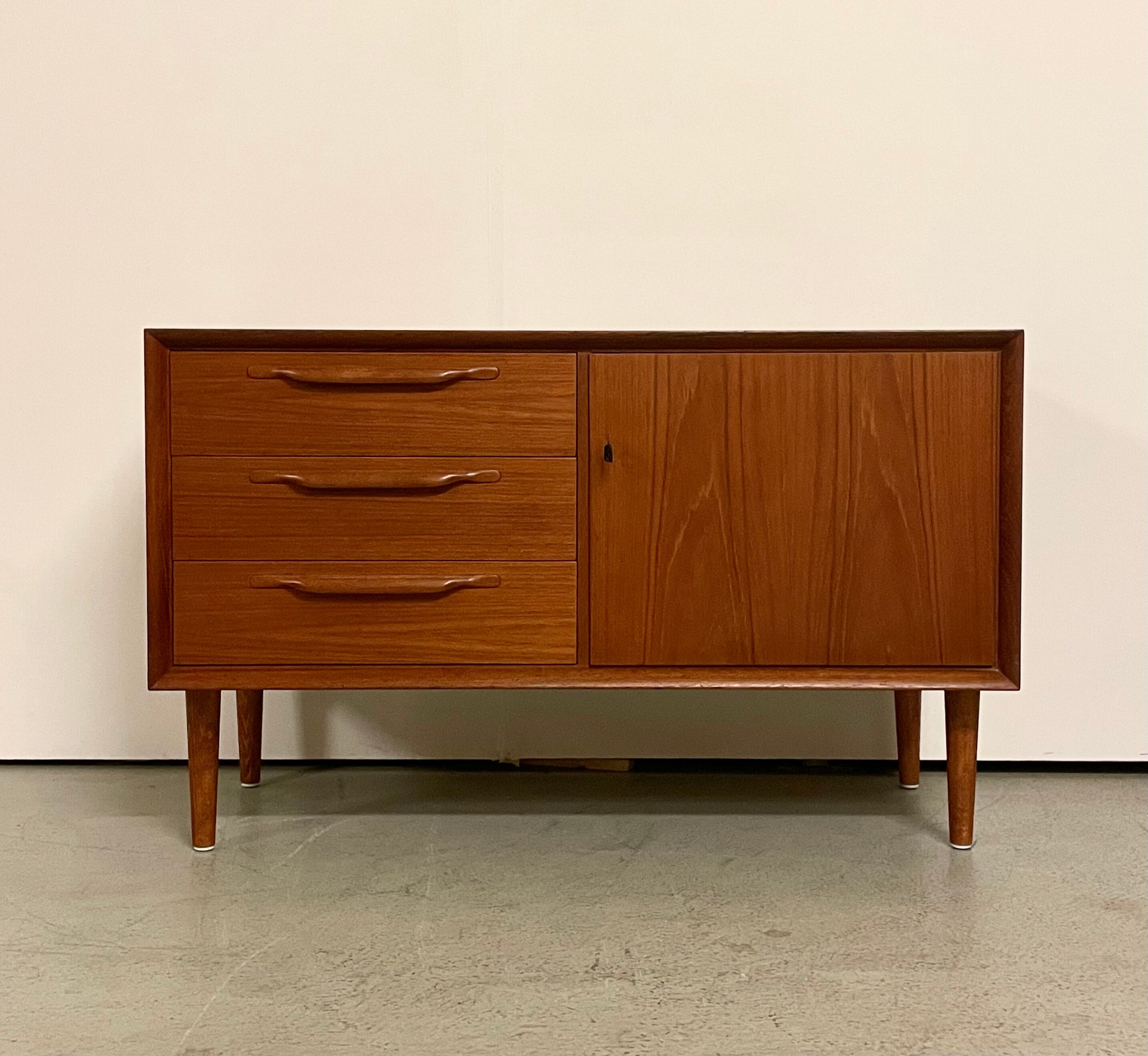 MidCentury Teak Sideboard by Heinrich Riestenpatt 1960s