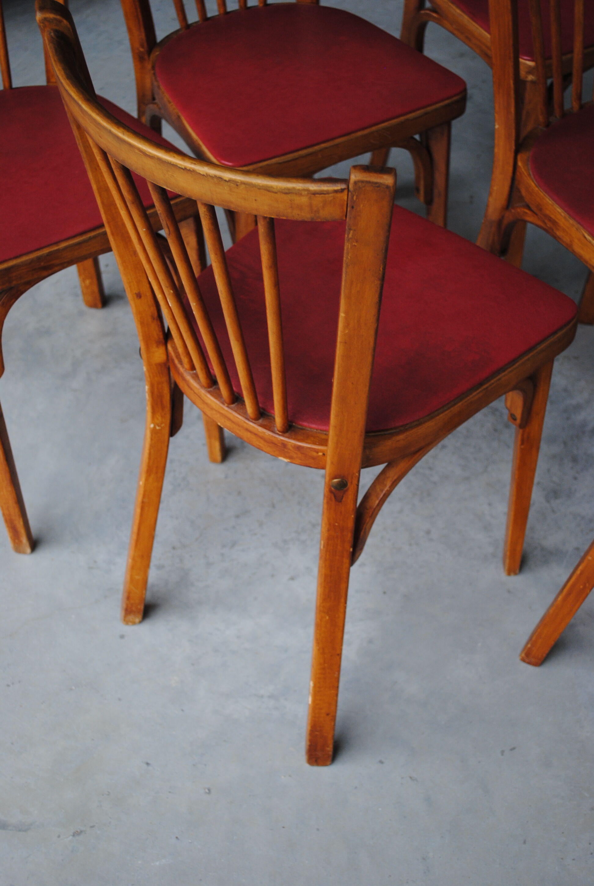 Lot de 6 chaises bistrot Baumann