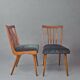 Set 4 chaises Interier Praha,  Vintage tchèque 1960s
