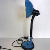 Lampe de bureau bleue et noire