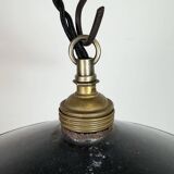 Industrial Black Enamel Light, 1930s