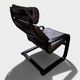 Fauteuil poäng par noboru nakamura pour ikea –circa 1990